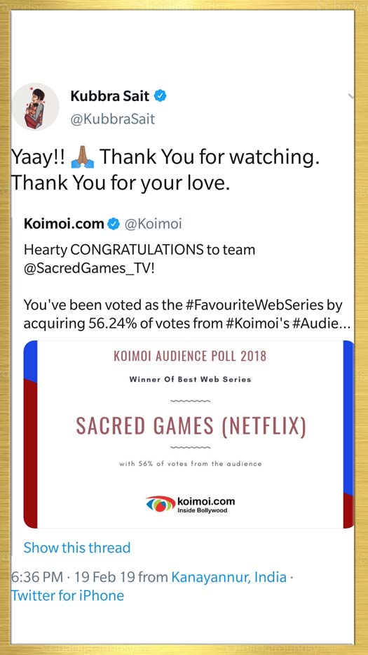Bollywood REACT On Koimoi Audience Poll 2018