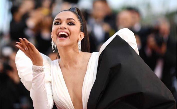 Deepika goes dramatic with big bow at Cannes