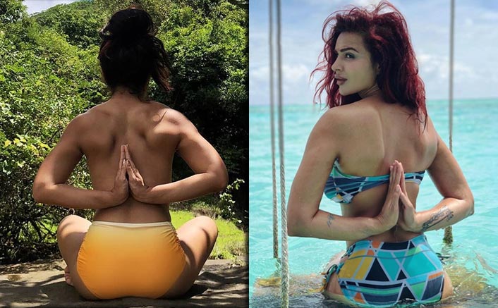After Abigail Pande, Now BFF Aashka Goradia Goes Topless While Doing Yoga