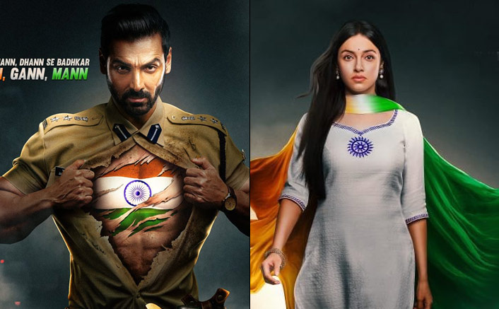 Satyameva Jayate 2 Posters OUT: John Abraham's Might & Divya Khosla's Beauty Is Metaphorically Patriotic!