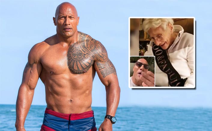 Watch Dwayne Johnson Surprises His 100 Year Old Fan On A Birthday And Its Hard To Miss 8163