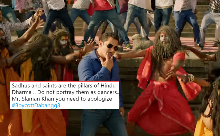 #BoycottDabangg3: Salman Khan Starrer Faces Rage For Making Sadhus Dance In Munna Badnaam Hua!