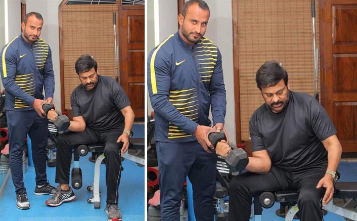 Chiru 152: Megastar Chiranjeevi  Sweats It Out In The Gym For His Upcoming Action Drama