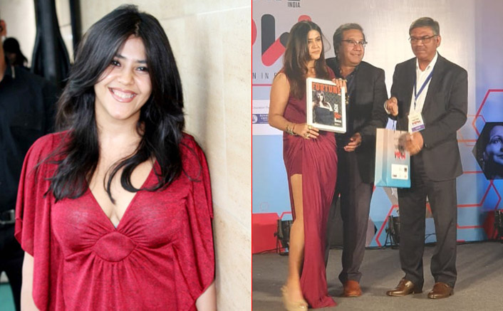 Ekta Kapoor bagged 'Most Powerful Business Women of the year' at a recent awards function!