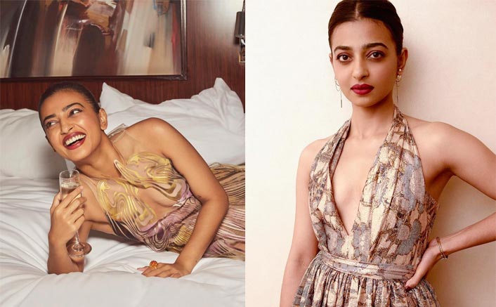 Radhika Apte raises the oomph factor in her glamorous Golden outfit at Emmy's closing ceremony