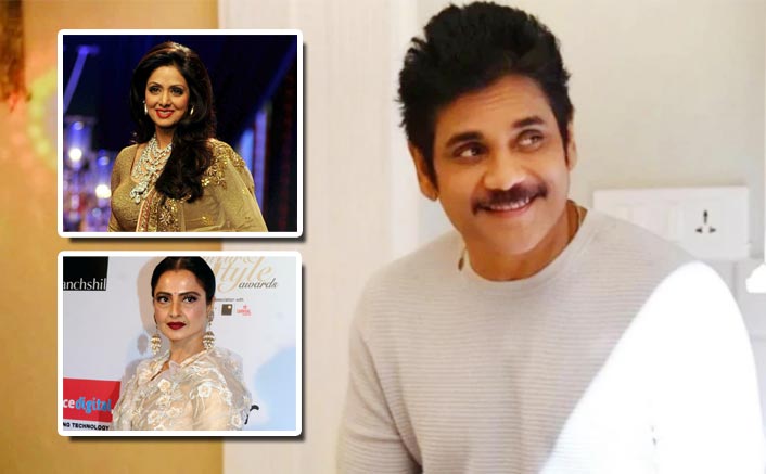 Bollywood Legends Rekha & Late Sridevi To Be Felicitated With ANR Awards, Announces Telugu Superstar Nagarjuna 