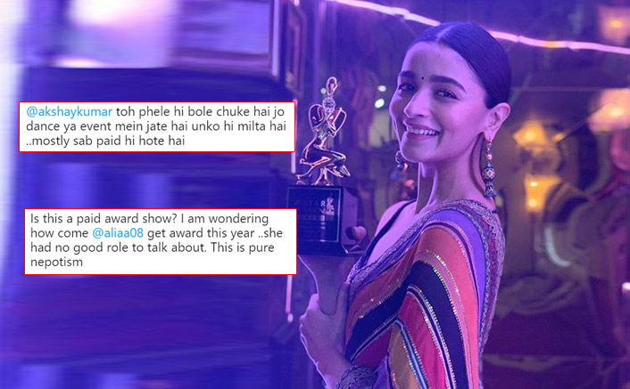 Alia Bhatt's Video Of Taking Star Screen Award Even Before The Function Goes Viral, Gets Slammed