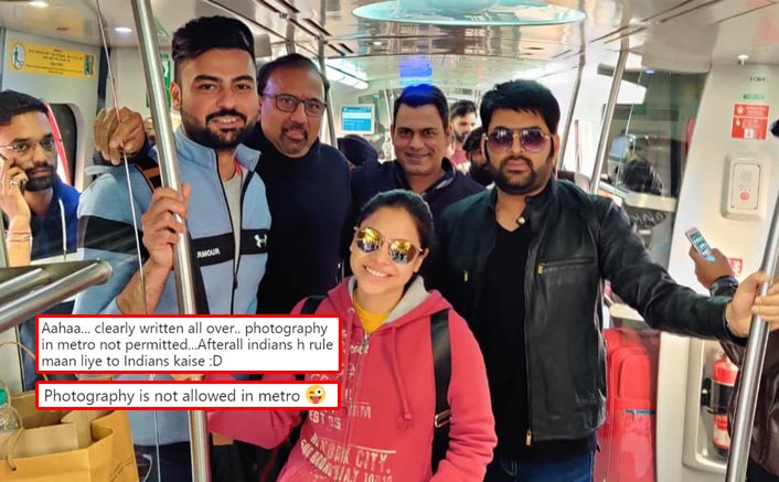 The Kapil Sharma Show Team Trolled For Taking Pictures At Prohibited Premises In Metro