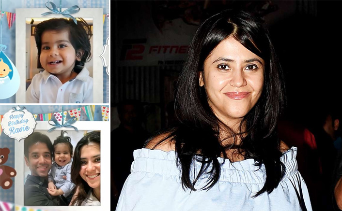 Ekta Kapoor Reveals The First Look Of Her Son Ravie Kapoor On His First Birthday Check Out 