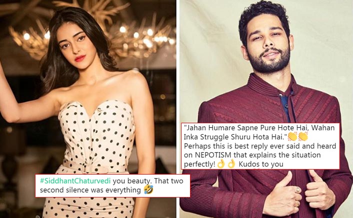 Siddhant Chaturvedi's 'Bohat Hard' Reply To Ananya Panday's Nepotism