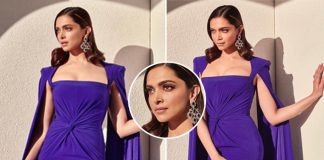 Want To Impress Your Bae This Valentine's Day? Opt For Deepika Padukone's Sculpted Purple Alex Perry Dress