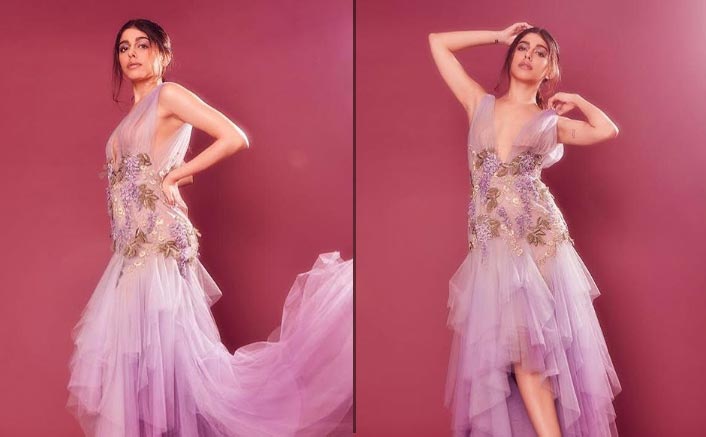 Alaya F at her sartorial best; oozes glamour in a purple flowy tulle gown