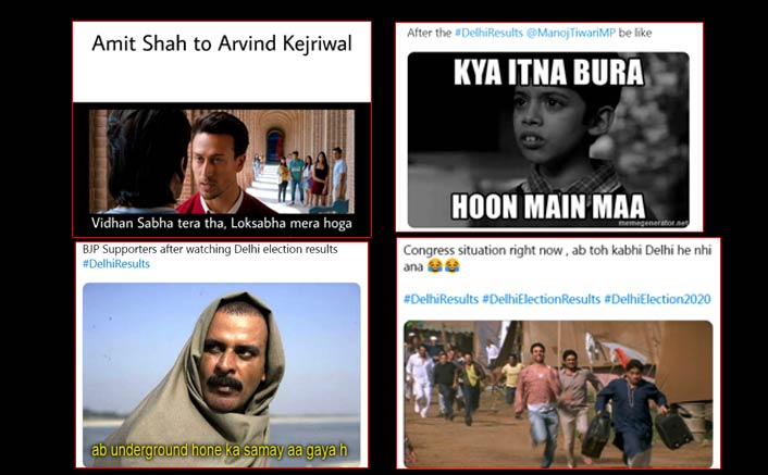 Delhi Election Results 2020: Memers Are Back With Bollywood Style Jokes And They Will Surely Give You A Pain In Belly