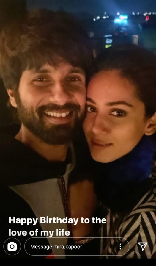 Happy Birthday Shahid Kapoor: Mira Rajput Has An Endearing Wish For The Love Of Her Life!