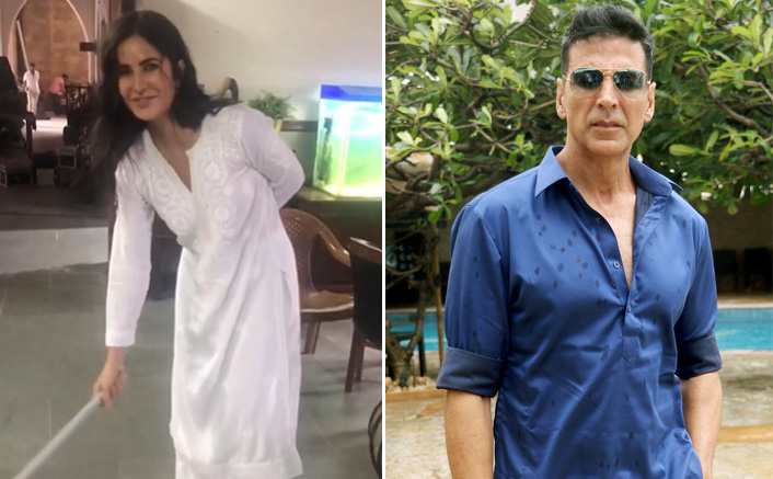 Sooryavanshi: This Is What Akshay Kumar Did When Katrina Kaif Swept The Floor On The Sets 