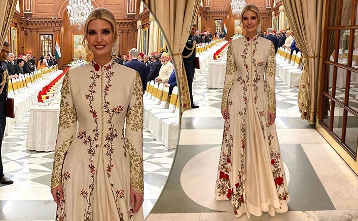 Looking For A Holi Outfit? Ivanka Trump’s Floral Anarkali Fits The Bill