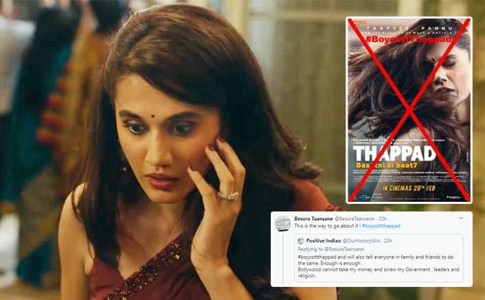 Twitterati Trend #BoycottThappad Based On An Old Photo Of Taapsee Pannu From Anti-CAA Protests