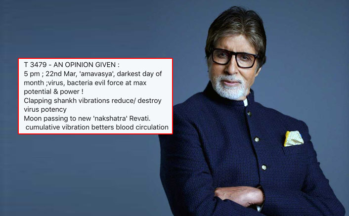 Amitabh Bachchan’s Superstitious Tweet On Coronavirus Calls For Massive Backlash; Ends Up Deleting It