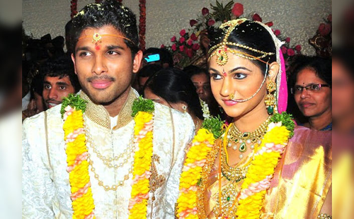 Happy Wedding Anniversary: Allu Arjun Shares An Adorable Throwback Picture With Wife Sneha From Their Marriage; Fans Pour In Their Love