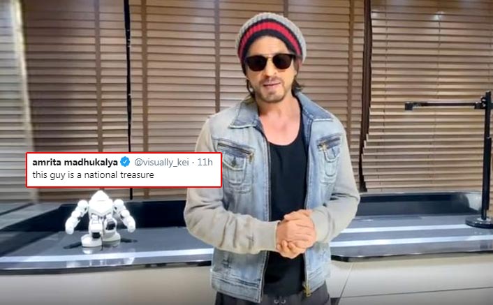 "Shah Rukh Khan Is A National Treasure", Twitterati Can't Stop Praising The Superstar For His Filmy Take On COVID-19 Awareness!