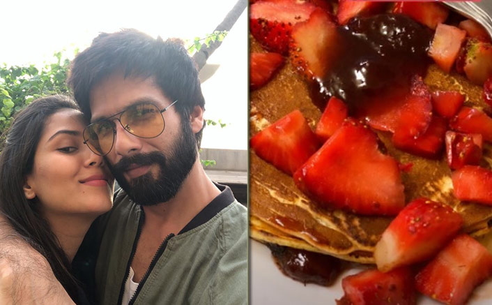 Shahid makes pancakes for wife Mira