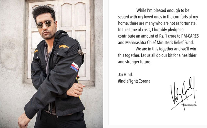 Vicky Kaushal Shows His Lion Heart As He Joins India's Fight Against Coronavirus, Donates Big Amount