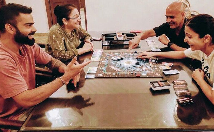 Anushka Sharma Enjoys A 'Super Close' Game Of Monopoly With Hubby Virat Kohli & Parents Amidst Lockdown