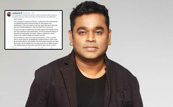 AR Rahman Amid Tablighi Jamaat Spread COVID-19 Row: "It's Time To Forget Our Differences..."