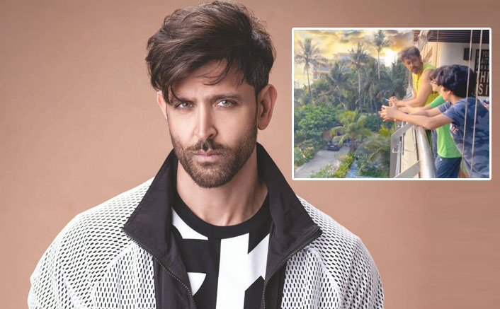 Fans Ask Hrithik Roshan If He Is Smoking In A Pic Besides His Kids