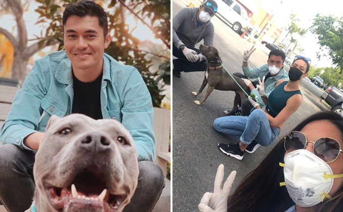 Henry Golding, wife foster dog amid COVID-19