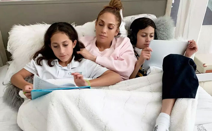 Lockdown diaries: JLo is homeschooling her twins