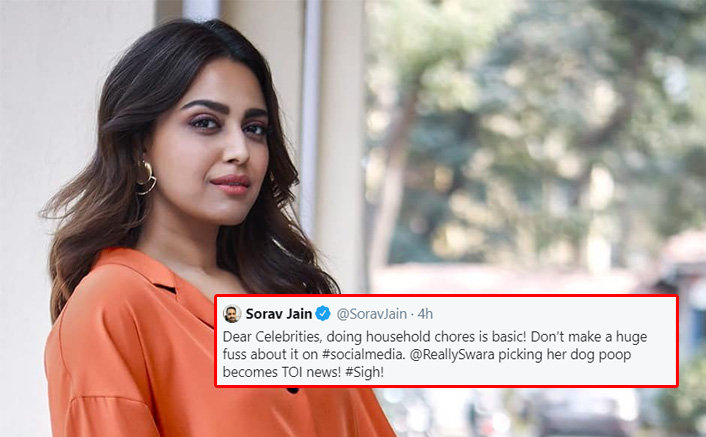 Swara Bhasker Schools A Twitter User Who Is Irritated With Bollywood Celebs Sharing Their Daily Chores Videos