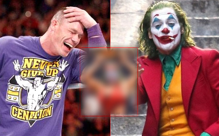John Cena Does It Again! Photoshops Joaquin Phoenix's Joker Face & Pastes It On The Head Of A Woman Wrestler