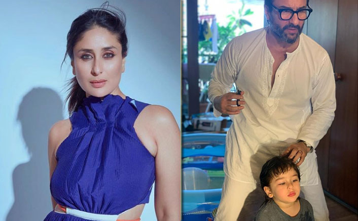 Saif Ali Khan Turns Hairstylist For Son Taimur Amid Lockdown, Kareena Kapoor Khan Shares A Cute Picture