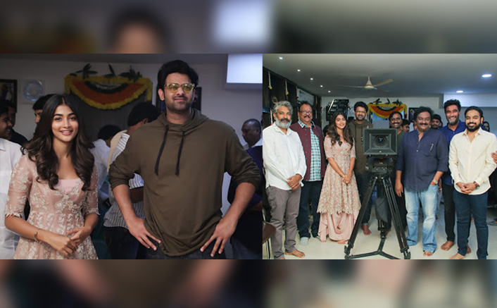 #Prabhas20: Director Radha Krishna Kumar Shares Pictures Of Prabhas & Pooja Hegde From The Launch Event, Fans Go Berserk With Excitement