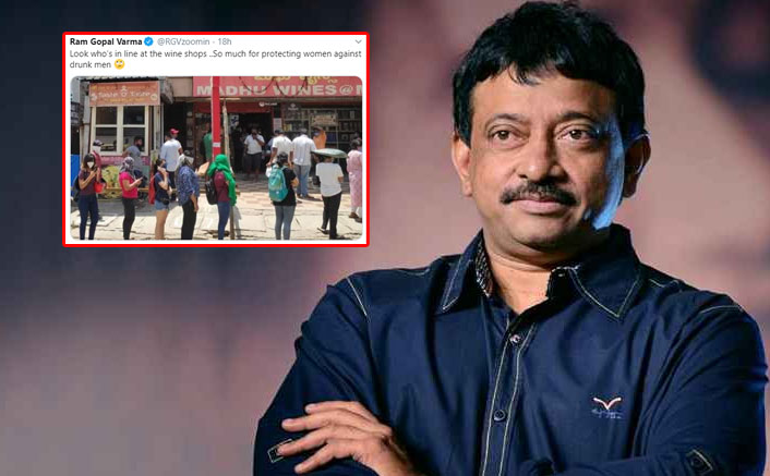 Ram Gopal Varma SLAMMED On Twitter For His 'Sexist & Twisted' Commentary On Women Queuing For Wine Shop