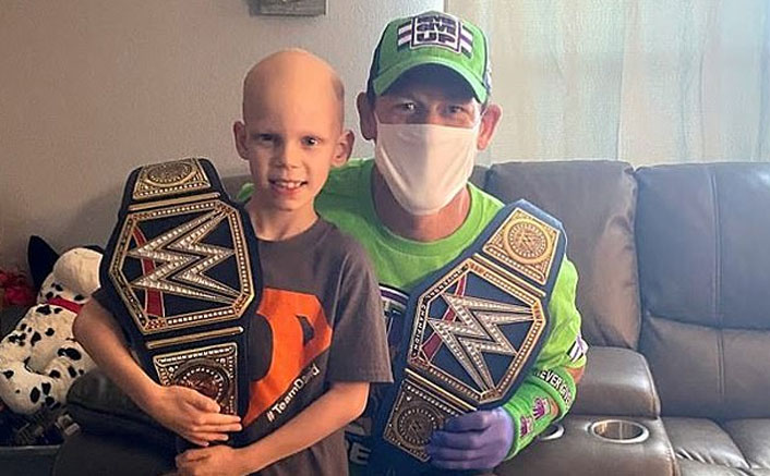 WWE Superstar John Cena Pays A SURPRISE Visit To His 7-Year Old Fan Battling From Cancer