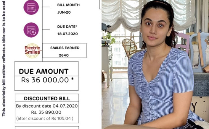 Taapsee Pannu Gets A Reply From Power Provider After She Complains For High Electricity Bill 