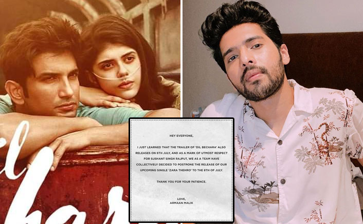 Armaan Malik postpones song release as mark of respect for Sushant