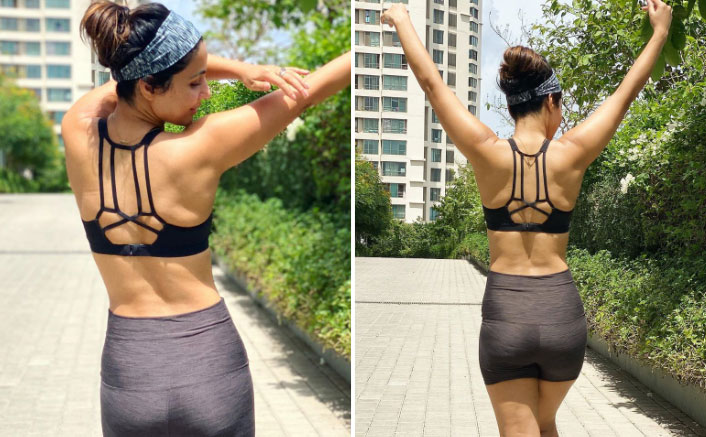 Hina Khan's Bralette Is A MUST Have In Your Gym Wear Collection!