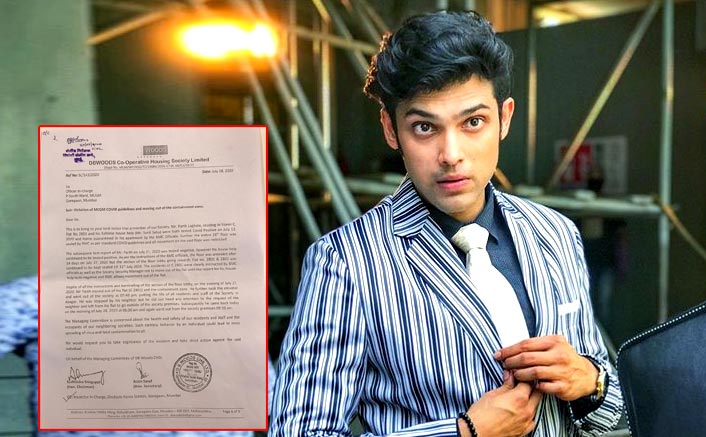 Parth Samthaan Breaks COVID-19 Rules, Society Members File Complaint Against The Actor