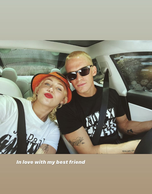 Cody Simpson Announces His Love For Miley Cyrus On Instagram With An Adorable SELFIE