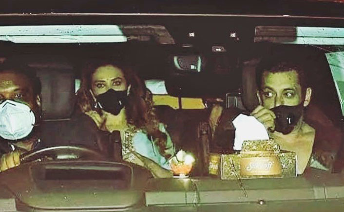 Salman Khan & Rumoured GF Iulia Vantur Visit Sohail Khan's House For