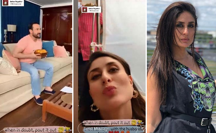 Kareena Kapoor Khan Pouts & Shoots At Home Again With Husband Saif Ali Khan