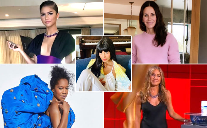 Emmy 2020: FRIENDS’ Jennifer Aniston, Courteney Cox To Zendaya & Jameela Jalil – Red Carpet Looks From Home!