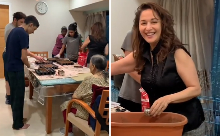 Madhuri Dixit's Family Lends A Supportive Hand To Build Her Kitchen-Garden