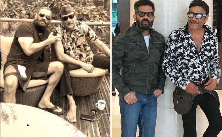 Suniel Shetty celebrating 45 years of friendship with Jackie Shroff