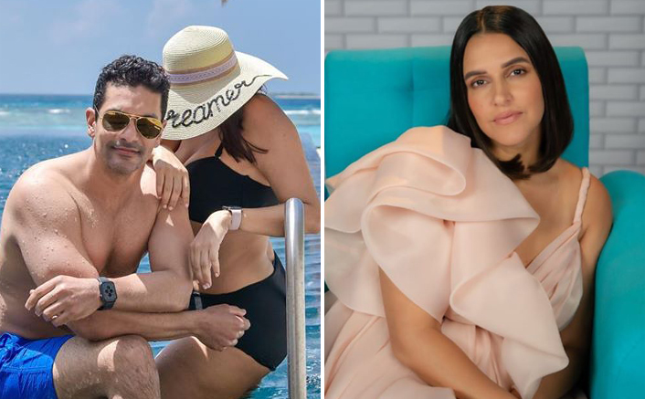 Angad Bedi Spotted Vacationing With A Woman In Black Bikini; Neha Dhupia Quips, "Should I Be Worried?"