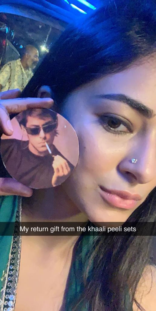 Did you know? Ananya Panday has taken this as memorabilia from the sets of Khaali Peeli