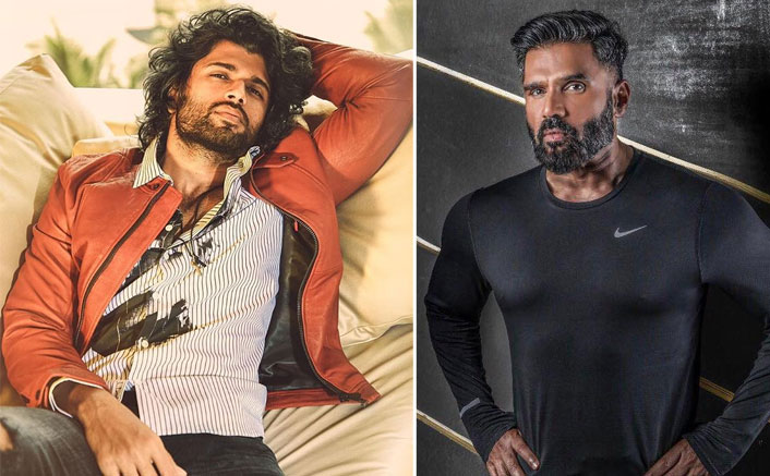 Fighter: Vijay Deverakonda Finds His Father In THIS Bollywood Star? (Pic credit: Instagram/thedeverakonda, Facebook/Suniel V Shetty)